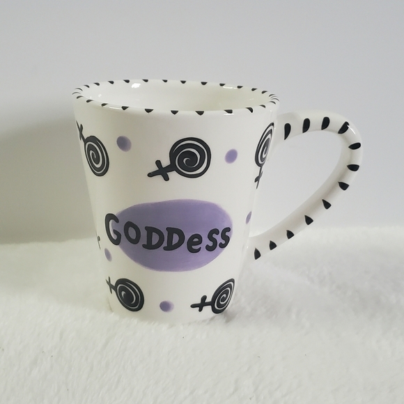 𝅺OUR Name Is Mud By Lorrie Veasey Goddess Coffee Mug 14 Oz. - Picture 1 of 10